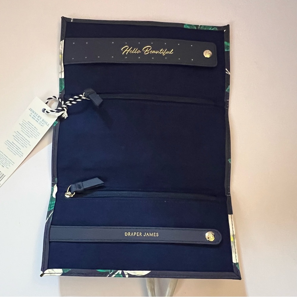🆕Draper James Jewelry Roll Travel Case – Elegant Magnolia Print, Brand New